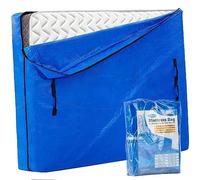 JOYCEMALL Housse de matelas super king size pour le déménagement et le rangement, protège-matelas très épais, imperméable et réutilisable avec 8 poignées de transport renforcées et fermeture éclair