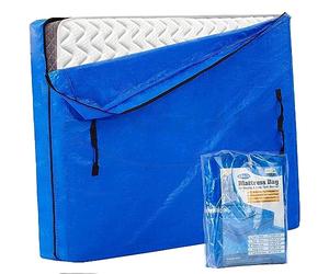 JOYCEMALL Sac à matelas king size pour déménagement et rangement - Très résistant, extra épais, imperméable et réutilisable, 8 poignées renforcées, fermeture éclair solide, pour déménagement de maison