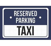 Joycenie Plaque métallique en Aluminium avec Inscription « Reserved Parking Patients » Blanc et Noir 20,3 x 30,5 cm 8x12 inch J244