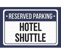 Joycenie Plaque métallique en Aluminium avec Inscription « Reserved Parking Patients » Blanc et Noir 20,3 x 30,5 cm 8x12 inch J246