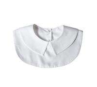 Joyci Faux col détachable Peter Pan pour fille, B blanc., taille unique