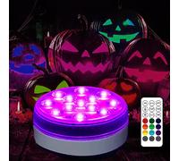 Joycome Lumiere Piscine Hors Sol 13 LED Eclairage Piscine, Lumiere avec Télécommande, IP68 Étanche Lampe Piscine pour Jardin Vase Aquarium