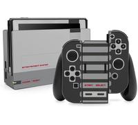 Joycon Game Console and Charging Dock Sticker Protective Film-Superior Scratch Protection-Sticker Design RX021 (No.19 Entertainment System)