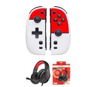 Joycons Manettes SWITCH Nintendo iiCon Pokeball dragonnes V2 + CASQUE SWITCH PRO-SH3 SPIRIT OF GAMER
