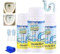 Joycuts Drain Cleaner, wild tornado sink and drain cleaner, wild sink and d-rain c-leaner powder, Powerful Sink & D-rain C-leaner for Toilet Kitchen Bathroom Shower (3)