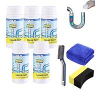 Joycuts Lot de 5 nettoyeurs de canalisations sauvages et de canalisations, puissant nettoyeur d'évier et de pluie D, déboucheur de tuyaux pour cuisine, salle de bain, toilettes, douche