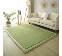 Joydec Grand tapis de jeu pliable pour bébés, ramper pour nourrissons et tout-petits, tapis de sol d'activité extra doux pour salle de jeux, chambre à coucher, vert gazon, 200 x 220 cm