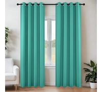 Joydeco - Lot de 2 rideaux occultants de 305 cm de long avec isolation thermique, rideaux longs, 2 rideaux de couleur bourgogne, rideaux occultants pour la chambre avec