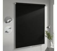 Joydeco Store Occultant Klemmfix sans Perçage 100l x 120L cm avec Revêtement Anti-Lumineux, Store Enrouleur Thermique Isolant Anti Froid et Chaleur pour Fenêtre de Salon Chambre