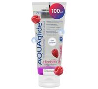 Joydivision Lubrifiant à base d'eau goût framboise – Premium, compatible latex – 100 ml