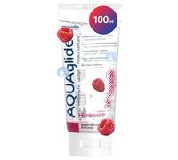 Joydivision Lubrifiant à base d'eau goût framboise – Premium, compatible latex – 100 ml