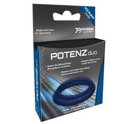 JOYDIVISION Potenzduo Potenz Duo Anillos Pene, Mediano, Azul - 100 gr