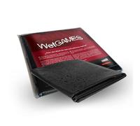 JOYDIVISION SexMAX WetGAMES Drap Noir I Drap de lit 180 x 220 cm I Drap PVC pour Jeux de Partenaires & Massages I Protection Contre l'humidité pour Le lit I Lavable à 30°C I Imperméable