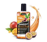 JOYDIVISION WARMup 150 ml Liquide Massage au Parfum et Goût Mangue-Fruit la Passion | Effet Chauffant | Comme de l'huilemassage
