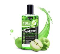 JOYDIVISION WARMup Huile de massage Pomme 150 ml I Liquide de massage avec effet chauffant I au parfum et au goût de pomme I pour couples