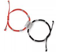 JOYEAR Bracelet en corde pour homme, bracelets pour couples, bracelets rouges et noirs, cadeau unisexe, Medium, Cuivre, Pas de gemme
