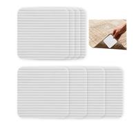 JoyEcho 8 Pièces Anti Derapant Tapis,10x10cm Lavables et Coupeable Tapis Antidérapant sous-Tapis Anti-Glisse pour Cuisine, Chambre, Salon ou Salle de Bain