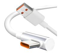 JoyEcho Câble Xiaomi 120W, Câble USB C Charge Rapide 6A 90 Degrés 1.8M pour Redmi Note 10 Pro, Câble USB Type-C Charge Turbo pour Xiaomi 14/13T