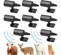 JoyEcho Lot de 8 Sifflets à Ultrasons Anti-Gibier pour Voiture, Effaroucheur Sanglier et Cerfs, Alimentation Éolienne sans Pile, Système de Prévention des Accidents pour Auto, Camion, Motos, SUV