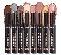 Joyeee Crayon Ombre à Paupières Yeux, 8 Couleurs Crème Imperméables Bâton, Brillamment Longue Durée Shimmer Stylo Fard à Paupières