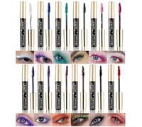 Joyeee Ensemble de Mascara Coloré de 12 Couleurs, Mascara de Couleur Imperméable, Longue Durée, Anti-taches, Volumineux et Charmant