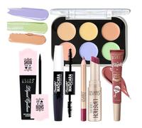 Joyeee Kit de Maquillage Professionnel, Ensemble-cadeau de Makeup avec Palette de Correcteurs Fard à Joues Rouge à Lèvres Mascara Eyeliner, pour le Visage Yeux et Lèvre, Portable Beauté Set