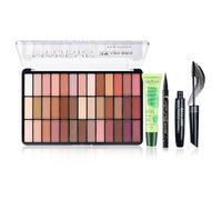 Joyeee Kit de maquillage Professionnel, Ensemble-cadeau de Maquillage avec Palette de Fard à Paupières Mascara Eyeliner Huile à Lèvres, pour le Yeux et Lèvre, Portable Beauté Set pour Femme et Fille