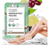Joyeee Masque Peeling Pieds 4 Paires, Masque Pieds très Secs et Abîmés, Masque Pied Exfoliant, Foot Peel Mask pour Callosités, Crevasses et Pieds Secs, Femmes & Hommes
