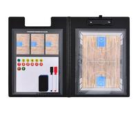 Joyeee Tableau tactique de basketball, professionnel bloc-notes magnétique effaçable à sec pour entraîneur, porte-documents portable, cadeaux pour les passionnés de basketball (Édition Deluxe)