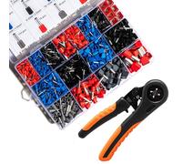 JOYELEC 1750 pièces E/TE 0,5-10 mm² Cosses de sertissage électriques, contenant des bornes électriques, embouts de câble jumelles, adaptés pour circuit domestique industriel
