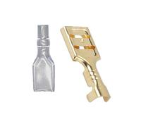 JOYELEC 224 pièces, Connecteurs électriques 4.8, Ensemble de cosses femelles plats, gaines isolantes et terminaux à sertir, 0.5-2.5mm² pour câble électrique, voiture, moto,scooter et camion