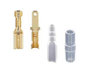 JOYELEC 458 pièces, Connecteurs électriques 2.8, Ensemble de cosses mâles plats, cosses femelles, gaines isolantes et terminaux à sertir, 0.5-1.5mm² pour câble électrique, voiture, moto