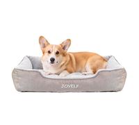 JOYELF Lit de Chien Lavable, canapé Anti-anxiété pour Chiot, Chaton, Chien et Chat de Petite et Moyenne Taille - Medium Rectangle
