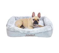 JOYELF Lit pour Chien en Mousse à mémoire de Forme Petit lit orthopédique pour Animaux de Compagnie avec Housse Lavable,Tapis indépendant
