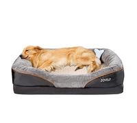 JOYELF lit pour Chien orthopédique Extra Grand lit pour Animaux de Compagnie en Mousse à mémoire avec Housse Lavable Amovible et Jouet grinçant comme Cadeau