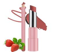 Joyeloo - Joyeloo - Baume à lèvres brillant non collant à l'acide hyaluronique, baume à lèvres hydratant avec 24 heures de rouge à lèvres lisse, imperméable et durable (1)