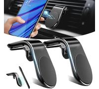 Joyeloo Phone Holder, 2026 Mobile Phone Navigation Magnetic Bracket, L Type 360° Rotatable Car Phone Mount, N52 Strong Magnet Joyeloo Magnetic PhoneHolder for Car Vent, for Any Smartphone (2Pcs,B)