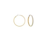 Guess Boucles d'oreilles JUBE02247JWYG Créoles en acier doré et cristaux