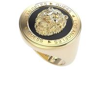 Guess Bague JUMR01315JWYGBK Lion King Acier Or Homme Taille 62