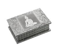 JOYERO METAL PLATEADO LIBRO DE CO. BUDA