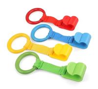 Joyes Anneau Parc Bebe, 4 PCS Anneaux pour Lit Bébé et Parc, Anneaux pour l'entraînement de l'équilibre, Idéaux pour Aider Le Bébé à Se Lever du Berceau