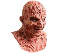 Joyes Masque de Freddy Krueger en latex pour adulte, costume d'Halloween, masque effrayant, masque de rue de cauchemar