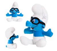 Joyes Smurfs Poupée en Peluche, 35cm Schtroumpfs Peluche Farcie, Poupée des Smurfs avec Monture De Lunettes Noire pour Noël, Saint Valentin, Cadeaux d'anniversaire pour Enfants Thème De La Fête
