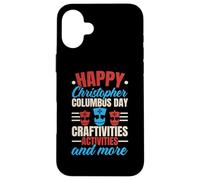 Joyeuse fête de Christophe Colomb, Navire de Navigation américain Christopher Columbus Coque pour iPhone 16 Plus