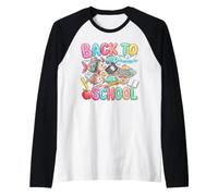 Joyeuse fête de la rentrée Scolaire, prête pour Les études Manche Raglan