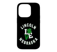 Joyeuse fête de la Saint-Patrick, Lincoln, Nebraska Coque pour iPhone 14 Pro