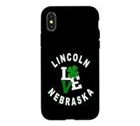 Joyeuse fête de la Saint-Patrick, Lincoln, Nebraska Coque pour iPhone X/XS