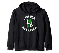 Joyeuse fête de la Saint-Patrick, Lincoln, Nebraska Sweat à Capuche
