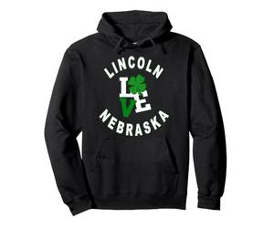 Joyeuse fête de la Saint-Patrick, Lincoln, Nebraska Sweat à Capuche