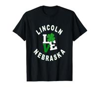Joyeuse fête de la Saint-Patrick, Lincoln, Nebraska T-Shirt Graphique avec Valeur